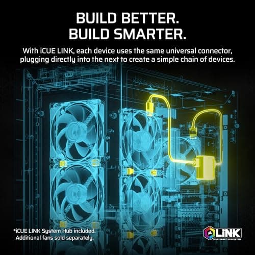 Corsair iCUE LINK TITAN Water 420mm RX RGB 94.7 CFM Black AIO Liquid Cooler image