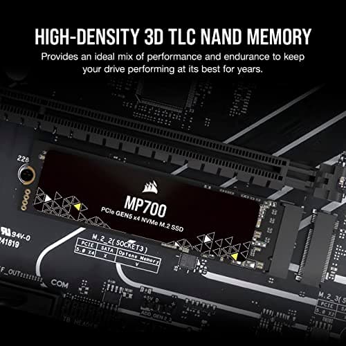 Corsair MP700 2TB SSD M.2-2280 PCIe 5.0 X4 NVMe image