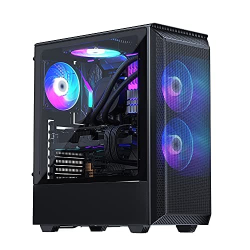 Phanteks Eclipse P300A Mesh ATX Mid Tower Black Tempered Glass image