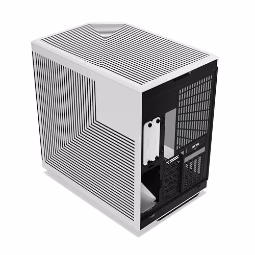 HYTE Y70 ATX Mid Tower White Panda / Black Tempered Glass Side Panel, USB 3.2 Gen 2 Type-C, USB 3.2 Gen 1 Type-A image