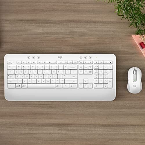 Logitech Signature MK650 Wired/Bluetooth/Wireless Standard Keyboard With Laser Mouse image