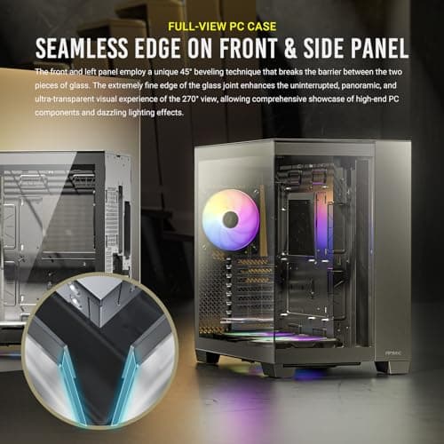 Antec C8 ATX Full Tower Black Tempered Glass ARGB image