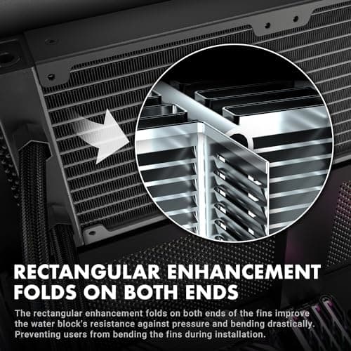 Azza CUBE Water 240mm 57.5 CFM Black image