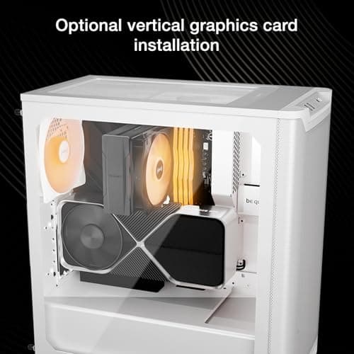 be quiet! Pure Base 501 LX ATX Mid Tower White with Tempered Glass Side Panel and USB 3.2 Gen 2 Type-C, USB 3.2 Gen 1 Type-A image