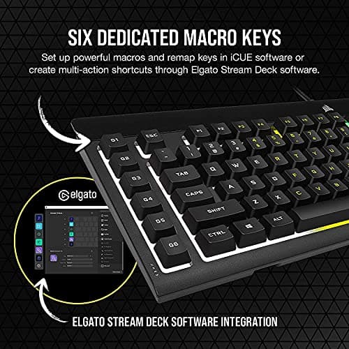 Corsair K55 RGB PRO Wired Gaming Keyboard image