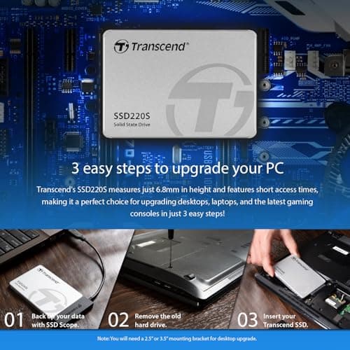 Transcend TS120GSSD220S 120GB SSD 2.5" SATA image