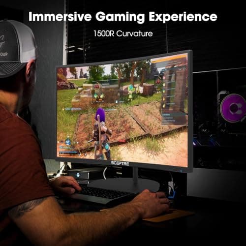 Sceptre C275W-1920RN 27" 1080p 75Hz VA Curved Monitor image