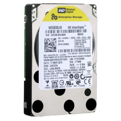 Western Digital VelociRaptor 600GB HDD 2.5" 10000RPM SATA Internal image
