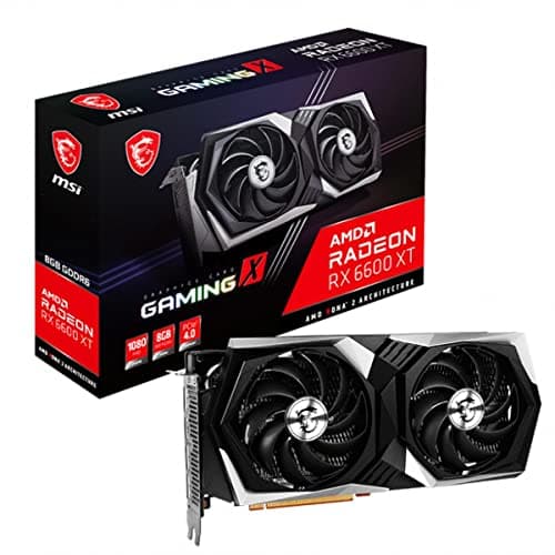 MSI Gaming X Radeon RX 6600 XT 8GB GDDR6 Black / Silver image
