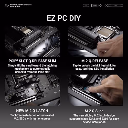 Asus ROG CROSSHAIR X870E HERO WIFI DDR5 ATX image