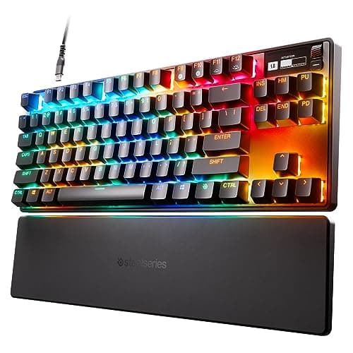 Redragon K552-RGB-BA Mechanical Gaming Keyboard and Mouse Combo Wired RGB LED Backlit 60% with Arrow Key Keyboard & 7200 DPI Mouse for Windows PC Gamers (Tenkeyless Keyboard Mouse Set) image