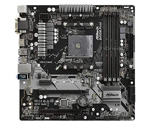 ASRock B450M Pro4 AM4 DDR4 Micro ATX main image