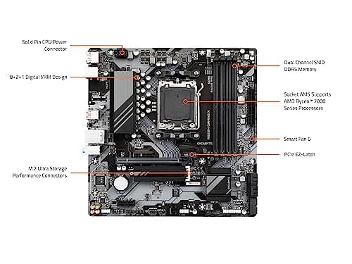 Gigabyte A620M GAMING X DDR5 Micro ATX AM5 image