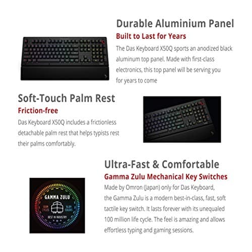 Das Keyboard X50Q RGB Wired Mechanical Gaming Keyboard image