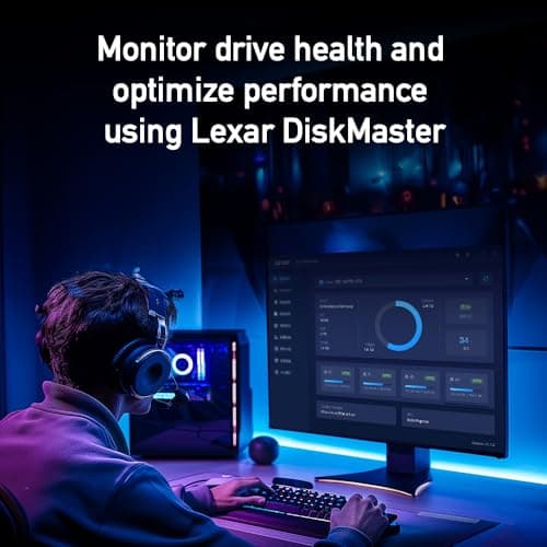 Lexar NM1090 w/ Heatsink 2TB M.2 SSD PCIe 5.0 NVMe image