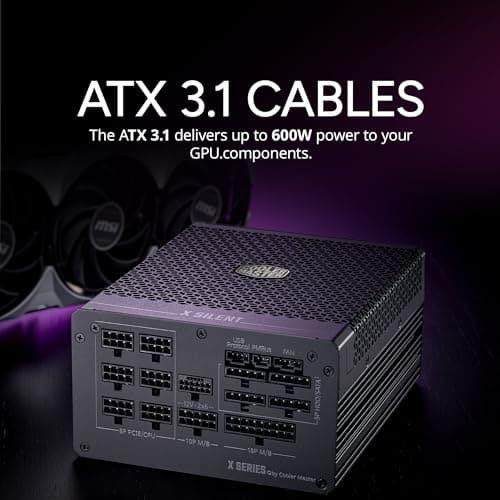 Cooler Master X Silent Edge Platinum Fanless ATX 850W Fully Modular 80+ Platinum Certified image