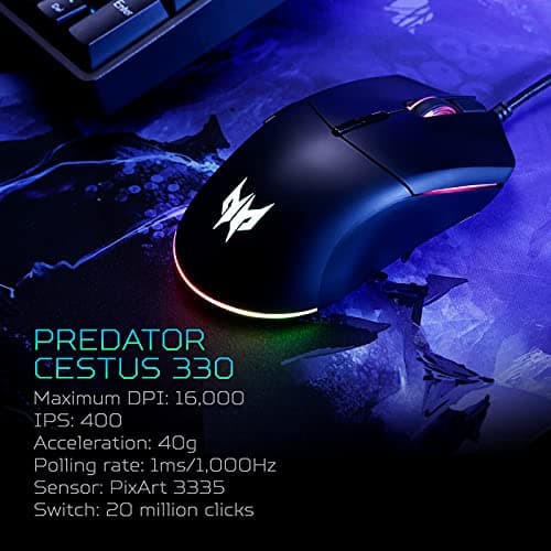 Acer Predator Cestus 330 Wired Optical Gaming Mouse image