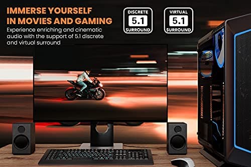 Creative Labs Sound Blaster Audigy Fx V2 PCIe x1 5.1 Channel 24-bit 192 kHz image