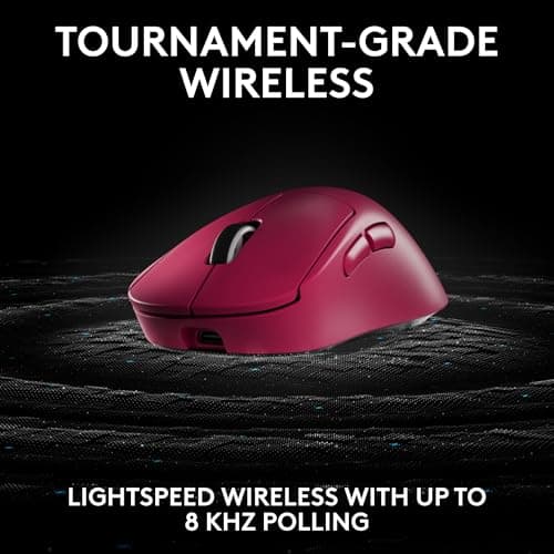 Logitech PRO X SUPERLIGHT 2 DEX Wired/Wireless Optical Gaming Mouse image