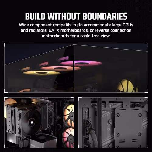 Corsair iCUE LINK 3500X RGB ATX Mid Tower Black Tempered Glass image