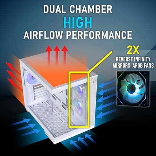 BitFenix TRITON ATX Mid Tower Black with Tempered Glass Side Panel and USB 3.2 Gen 2 Type-C, USB 3.2 Gen 1 Type-A image