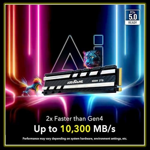 Addlink G55H 2TB SSD M.2 PCIe 5.0 NVMe image