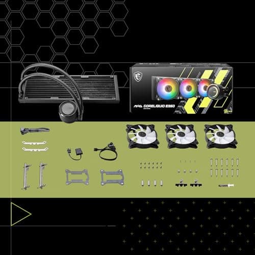 MSI MAG CORELIQUID E360 75.04 CFM Water 360mm Black image