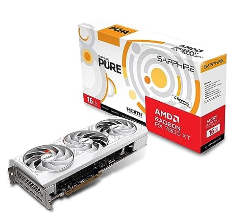 Sapphire PURE Radeon RX 7800 XT 16GB GDDR6 White image