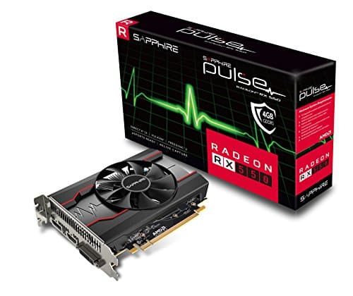 Sapphire PULSE Radeon RX 550 - 512 4GB GDDR5 Black / Red main image