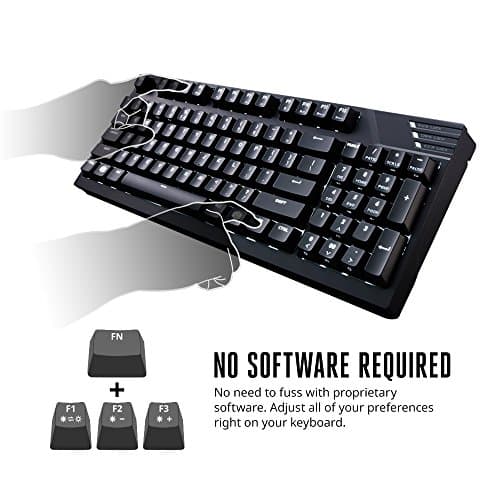 Cooler Master MasterKeys Pro M White (MX Red) Wired Standard Mechanical Keyboard image