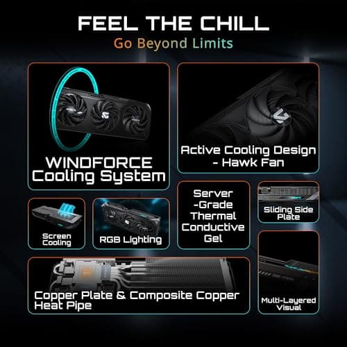 Gigabyte GAMING OC GeForce RTX 5060 Ti 8GB GDDR7 Black image