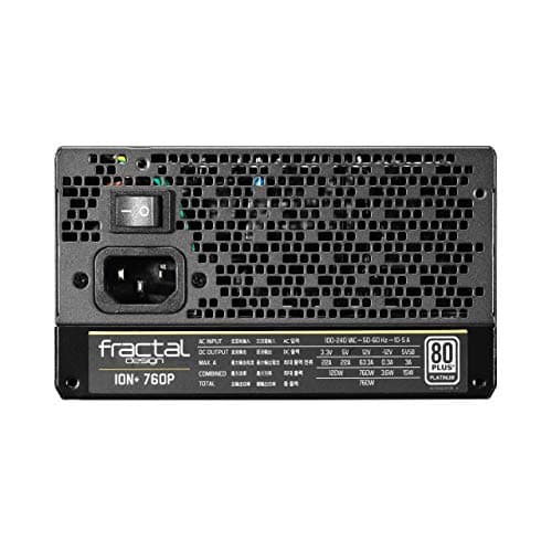 Fractal Design Ion+ 760P 80 PLUS Platinum Certified 760W Full Modular Compact ATX Power Supply with UltraFlex Cables image