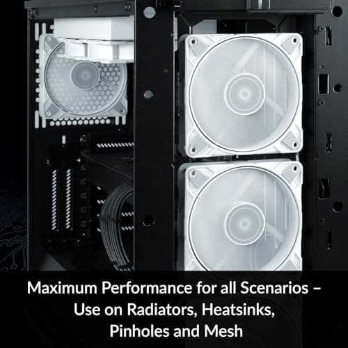 ARCTIC P12 Max 120mm White PWM 81.04 CFM 1-Pack image