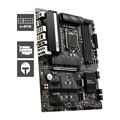 MSI Z590 PRO WIFI LGA 1200 ATX Motherboard image