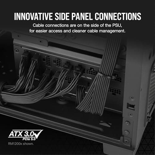 Corsair RM1000x SHIFT Side Interface 1000W Fully Modular 80+ Gold Certified image