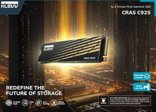 Klevv CRAS C925 1TB SSD M.2-2280 PCIe 4.0 x4 NVMe image