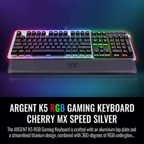 Thermaltake ARGENT K5 RGB RGB Wired Mechanical Gaming Keyboard image