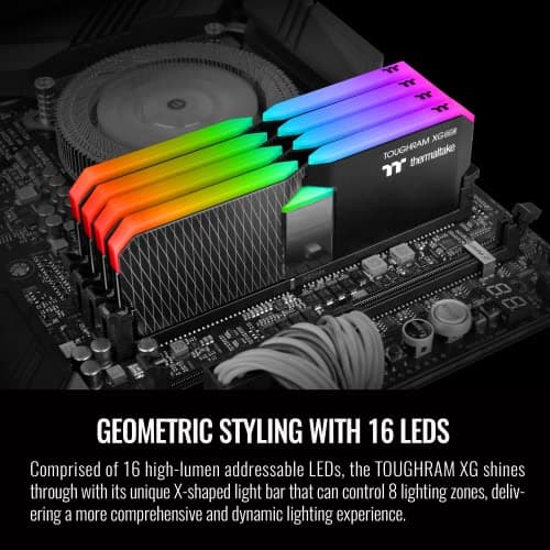 Thermaltake TOUGHRAM XG RGB Black / Silver DDR4-3600 CL18 32GB (2x16GB) image