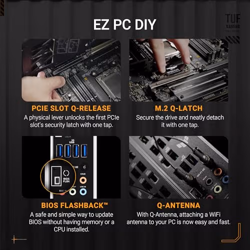 Asus B850 TUF GAMING B850M-PLUS WIFI AM5 DDR5 Micro ATX image