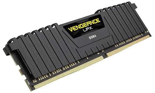Corsair Vengeance LPX Black / Yellow DDR4-3200 CL16 64GB (4x16GB) image