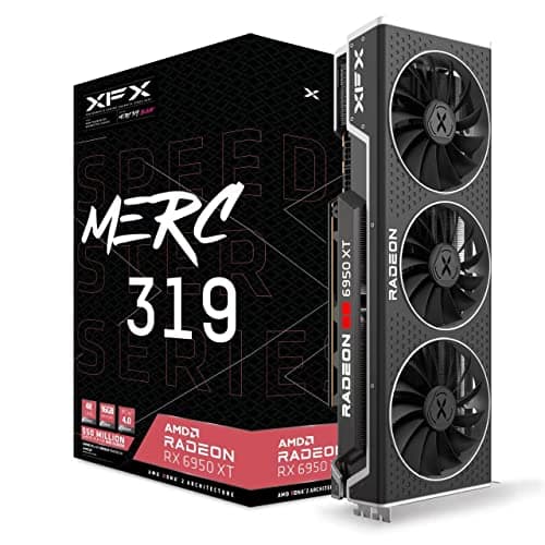 XFX Speedster MERC 319 Radeon RX 6950 XT 16GB GDDR6 Black image