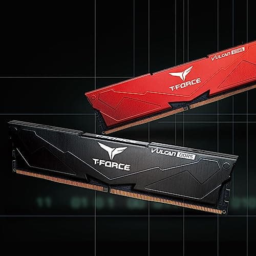 TEAMGROUP T-Force Vulcan Red DDR5-6400 CL32 32GB (2x16GB) image