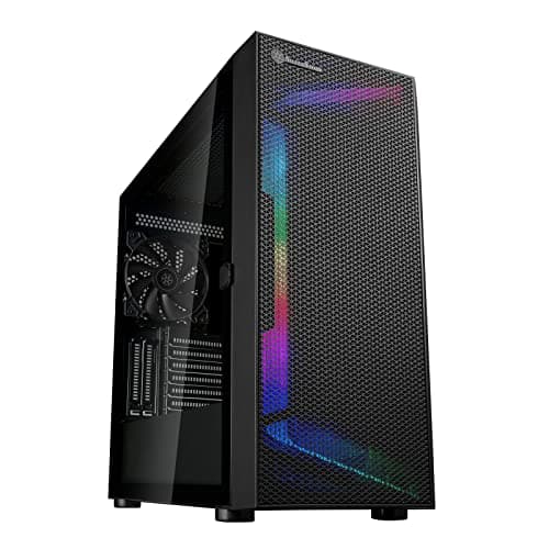 Silverstone SETA H1 ATX Mid Tower Black Tempered Glass Side Panel image
