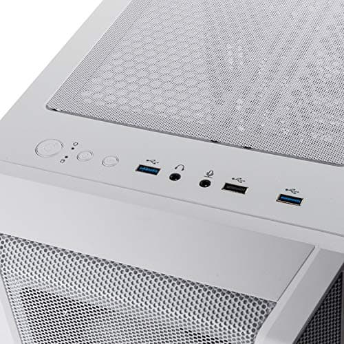 KOLINK Citadel Micro ATX Mini Tower Black Mesh RGB Tempered Glass Side Panel image