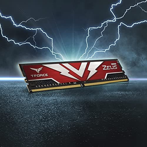 TEAMGROUP T-Force Zeus Red DDR4-3200 CL20 16GB (2x8GB) image