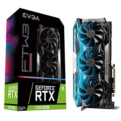 EVGA FTW3 ULTRA GAMING GeForce RTX 2080 SUPER 8GB GDDR6 Transparent / Black image