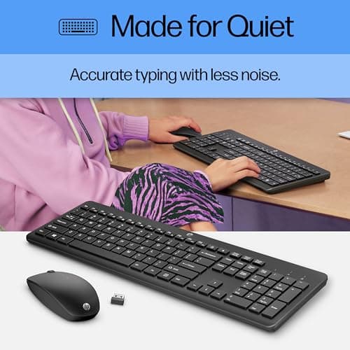 HP 230 Wireless/Wired Standard Keyboard With Optical Mouse image