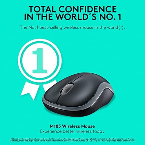 Logitech Wireless Mouse M185 (Swift Grey) image