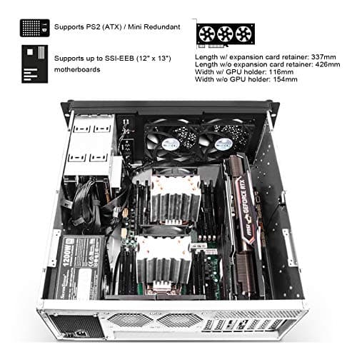 Silverstone RM42-502 ATX Mid Tower Black image