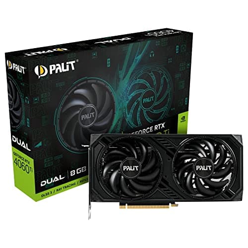 Palit Dual GeForce RTX 4060 Ti 8GB GDDR6 Black image